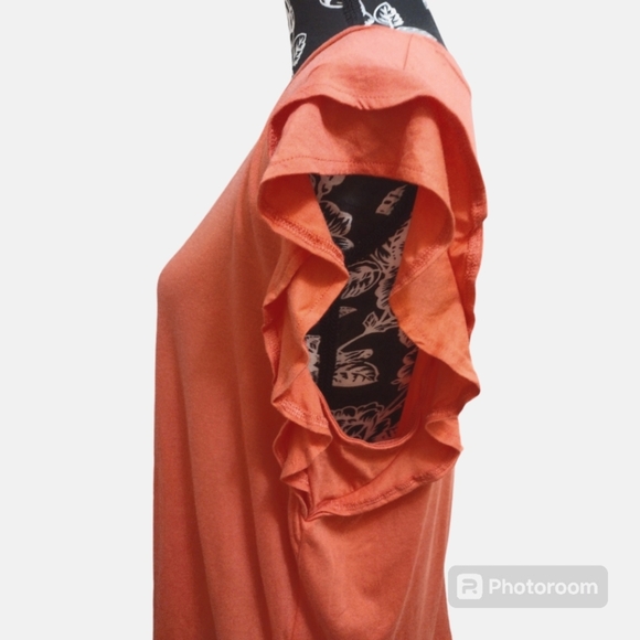 Michael Michael Kors Ruffle Capped Sleeve Top - Picture 4 of 5